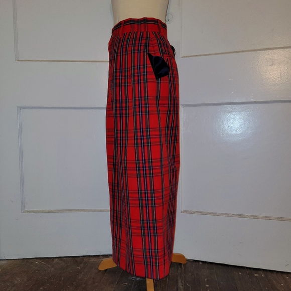 Ralph Lauren tartan plaid midi skirt - Picture 5 of 7